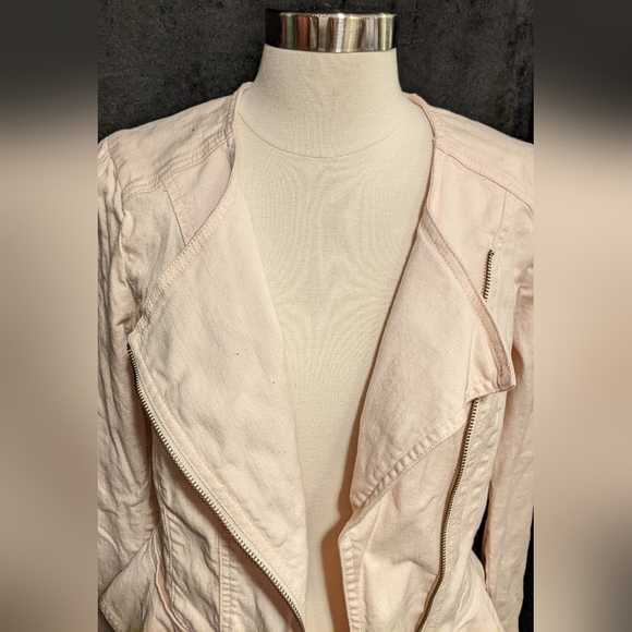 ELLE Pink Zip Over Jacket- M - Picture 5 of 6